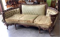 19th century French Provincial sofa with wrap