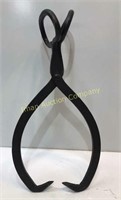 Ice Tongs, Hand Forged 16"
