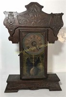 Sessions Oak Press Front Kitchen Clock