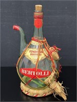 Large Vinrosa Bertolli Italia Glass Bottle VTG