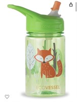 EcoVessel SPLASH Tritan Plastic Kids Water Bottle