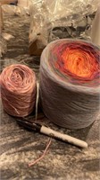 Gradient Cotton  ombre yarn cake, colour