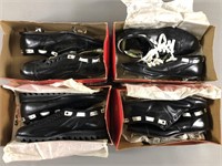 4 Pair NOS Riddell Baseball Cleats & Coaches Shoes