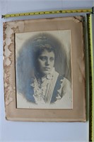 Antique Photo Lady Portrait