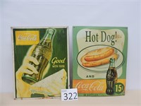 Vintage Coca Cola Advertising Signs