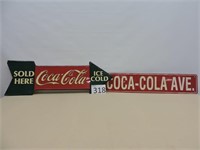 Vintage Coca Cola Advertising Signs