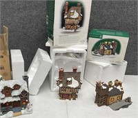 Two Dept 56 Houses and One Country Cabin