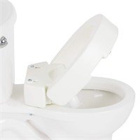 Vive Toilet Seat Riser - Raised Elevated Handle (