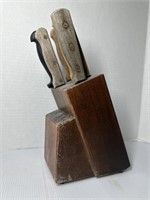 Knife Block with Some knives