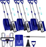3 Pack 5 in 1 Car Snow Shovels Ice Scrapers
