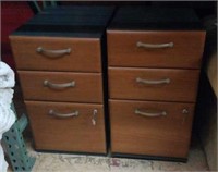 2 Matching File Cabinets W8B
