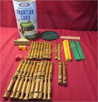 Wooden Frontier Logs (Lincoln Logs)
