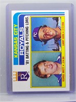 1982 Topps George Brett Batting Leaders