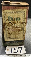 Vintage Ditto Metal Advertising Can