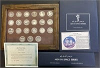 Men in Space Commemorative Silver Coin Sets