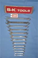 SK  USA 13 pc comb. wrench set (1/4" to 1")