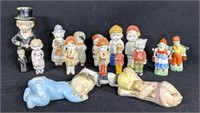 16 Piece Japanese Porcelain Figurine Collection