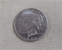 1922 peace dollar