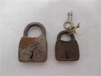 lot of 2 York PA locks w/ 1 key
