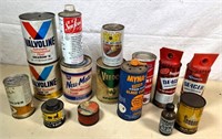 Vintage Oil & Fluid cans