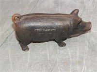 Invest in Port Cast Iron Pig shaped bank