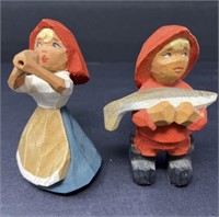 Wooden Dutch Couple