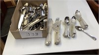 Lots of stainless silverware, some new spoons and