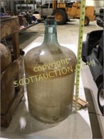 Vintage cork neck 5 gal. Water/Acid glass