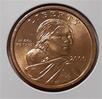 UNC SACAGAWEA DOLLAR-2000-D