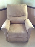 Beige Suede Electric Lift Chair By Pride - 4C