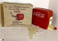 Vintage Coca Cola Toy Fountain Dispenser