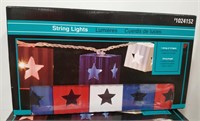 4th of July Festive String Lights.  10 lights per