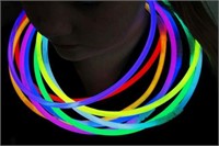 GLOW NECKLACE LOT FUN FOR EVENTS AND GLOW PARTIES