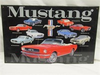 Mustang Metal Sign 10" x 15 1/2"