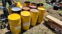 (12) 15 Gallon Barrels