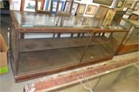 Antique Oak Store Display Case