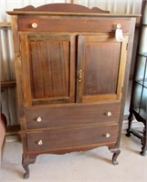 antique armoire/cabinet 53H x 34W x 20D