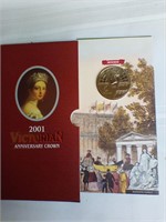 2001 Victorian Elizabeth II anniversary crown