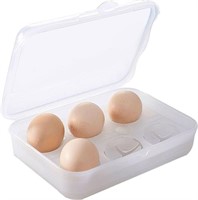 NEW 6CT  Plastic Egg Storage Box