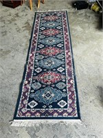 wool rug runner - 90 x 26