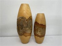 Wood Vases