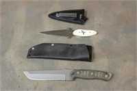 Montroc and Frost Cutlery Fixed Blade Knives