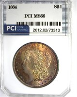 1884 Morgan MS66 LISTS $775
