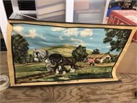 Shire horses art