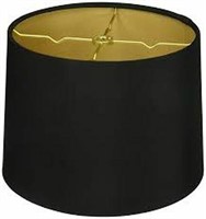 ROYAL DESIGNS  SHALLOW DRUM HARDBACK LAMP SHADE