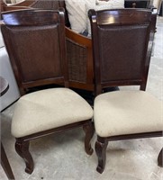Pair Tommy Bahama Style Dining Chairs with