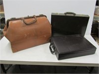 Leather Doctor's Bag + Brief Cases