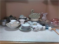 Various China and other glassware