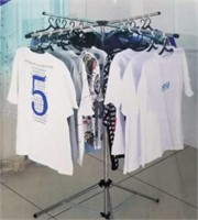 Foldable 4 Way Clothes Drying Rack