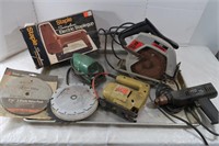 Tool Lot-Craftsman Circular Saw, Blades, B&D